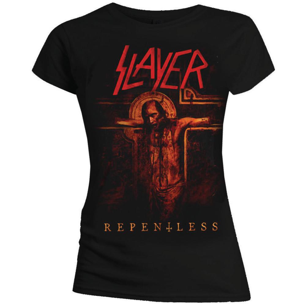 Slayer - Repentless Crucifix Damen TShirt - Schwarz